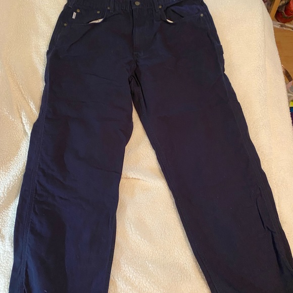 Carhartt Other - Carhartt  men’s navy Cotton Pants 38x32